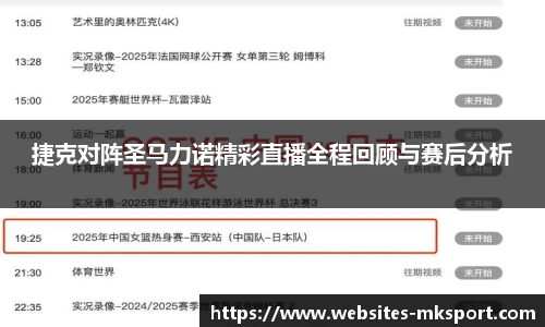 捷克对阵圣马力诺精彩直播全程回顾与赛后分析